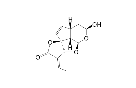 2H,6H-1,4,5-trioxadicyclopent(a,hi)inden-2-one, 3-ethylidene-3,3a,4a,7,7a,9b-hexahydro-6-hydroxy-, (3E,3aalpha,4abeta,6beta,7abeta,9aR*,9bbeta)-(+)-