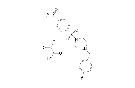 1-(4-fluorobenzyl)-4-((4-nitrophenyl)sulfonyl)piperazine oxalate