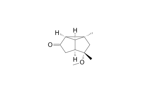 (1S,2R,5S,6S,8S)-6,8-Dimethyl-6-methoxytricyclo[3.3.0.0(2,8)]octan-3-one
