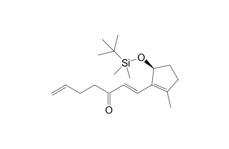 1-{[5'(S)-(t-Butyldimethylsilyl)oxy]-2'-methylcyclopent-1'-enyl}-hepta-1,6-dien-3-one