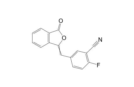 2-Fluoro-5-[(3'-oxo-2'-benzofuran-1'-ylidene)methyl]benzonitrile