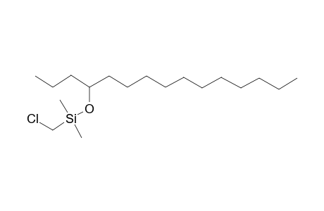 4-Dimethyl(chloromethyl)silyloxypentadecane