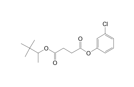 Succinic acid, 3-chlorophenyl 3,3-dimethylbut-2-yl ester