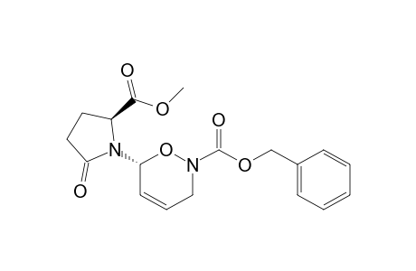 Benzyl (6R)-6-[(5'S)-5'-(Methoxycarbonyl)-2'-oxopyrrolidin-1'-yl]-3,6-dihydro-2H-1,2-oxazine-2-carboxamide