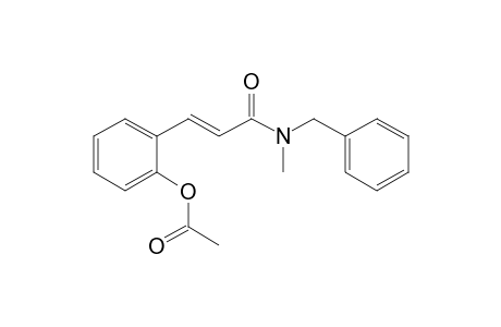 2-[(E)-3-(Benzylmethylamino)-3-oxo-1-propenyl]phenyl acetate