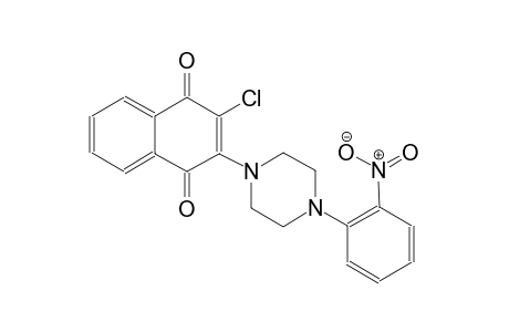 2-chloro-3-[4-(2-nitrophenyl)-1-piperazinyl]naphthoquinone