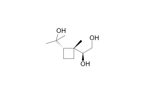 (-)-(1R,2S,1'S)-1-(1',2'-Dihydroxyethyl-2-(1"-hydroxy-1"-methylethyl)-1-methylcyclobutane