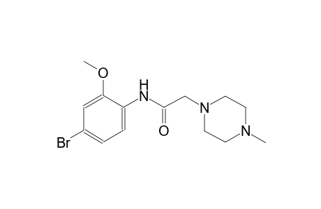 1-piperazineacetamide, N-(4-bromo-2-methoxyphenyl)-4-methyl-