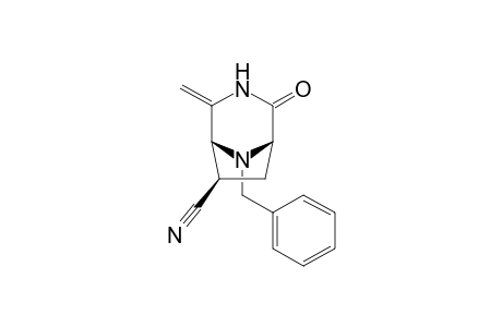 (1S,5R,6R) 8-Benzyl-6-exo-6-cyano-4-methylene-2-oxo-3,8-diazabicyclo[3.2.1]octane