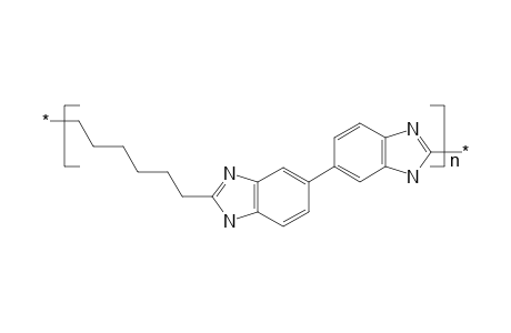 Poly(hexamethylene-bis-benzimidazole)