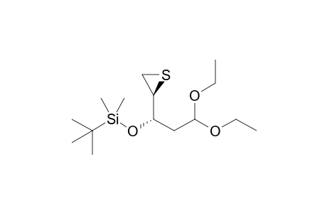 (3S,4S)-3-(tert-butyldimethylsilyl)oxy-4,5-epithiopentanal diethyl acetal