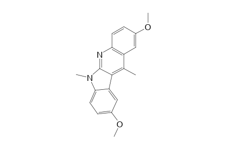 2,9-DIMETHOXY-6,11-DIMETHYL-6H-INDOLO-[2,3-B]-QUINOLINE