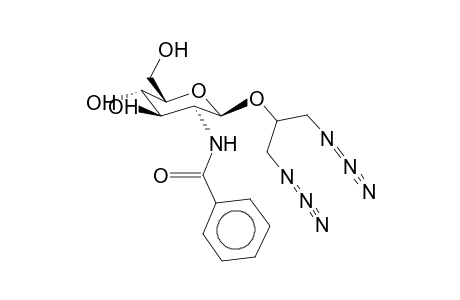 (1,3-Diazido-prop-2-yl)-2-benzoylamino-2-deoxy-b-d-glucopyranoside