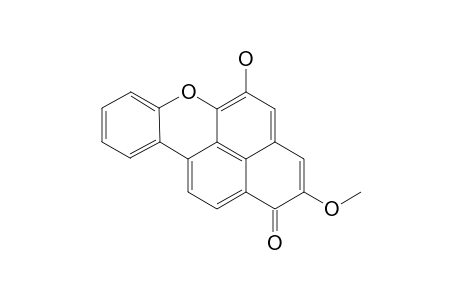 5-HYDROXY-2-METHOXY-6-OXABENZO-[DEF]-CHRYSEN-1-ONE