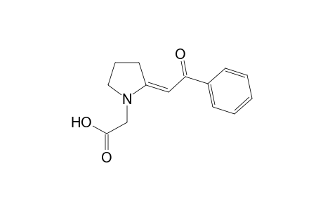 2-[2'-Oxo-2'-phenylethylidene]-pyrrolidin-1'-yl}acetic acid