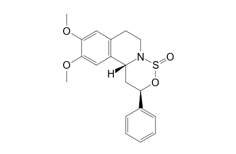 (2R,11bR)-9,10-dimethoxy-2-phenyl-2,6,7,11b-tetrahydro-1H-oxathiazino[4,3-a]isoquinoline 4-oxide