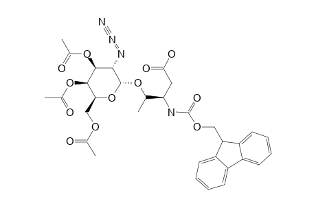 N-(9H-FLUOREN-9-YL)-METHOXYCARBONYL-[ALPHA-3,4,6-TRI-O-ACETYL-2-AZIDO-2-DEOXY-GALACTOPYRANOSYL]-BETA(3)-HOMO-THREONINE
