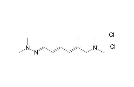 (1E,2E,4E)-6-Dimethylamino-5-methylhexa-2,4-dienal Dimethylhydrazone 2-HCl