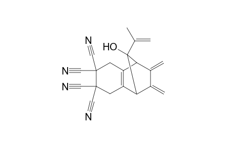 1,4-Methanonaphthalene-6,6,7,7-tetracarbonitrile, 1,2,3,4,5,8-hexahydro-9-hydroxy-2,3-bis(methylene)-9-(1-methylethenyl)-, stereoisomer