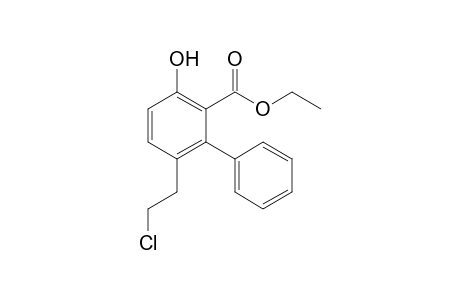 6-(2-Chloroethyl)-3-hydroxy-biphenyl-2-carboxylic acid ethyl ester