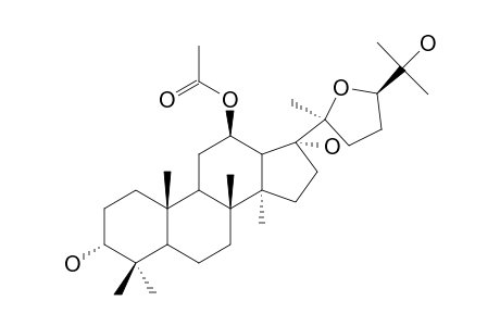 12-BETA-ACETOXY-20-(S),24-(R)-EPOXY-3-ALPHA,17,25-TRIHYDROXYDAMMARANE