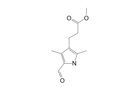 3,5-DIMETHYL-4-(2-METHOXYCARBONYLETHYL)-1H-PYRROLE-2-ALDEHYDE