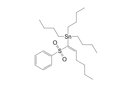 (E)-1-Phenylsulfonyl-1-tributylstannyl-1-hexene