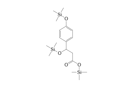 3-trimethylsilyloxy-3-(4-trimethylsilyloxyphenyl)propanoic acid trimethylsilyl ester