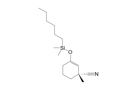 (R)-3-[(Dimethylhexylsilyl)oxy]-1-methyl-2-cyclohexenecarbonitrile