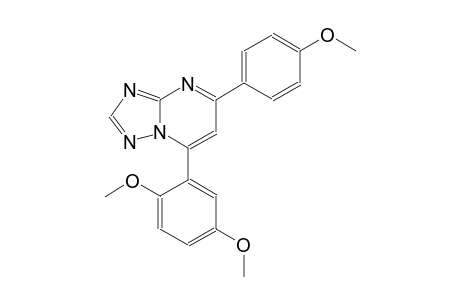 [1,2,4]triazolo[1,5-a]pyrimidine, 7-(2,5-dimethoxyphenyl)-5-(4-methoxyphenyl)-