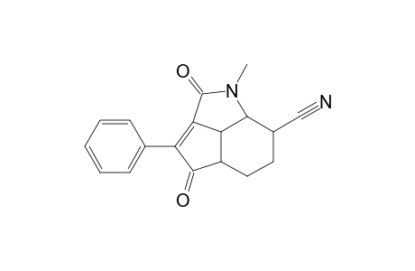 1,2,4,4a,5,6,7,7a-Octahydro-1-methyl-2,4-dioxo-3-phenyl-1H-cyclopenta[cd]indole-7-carbonitrile