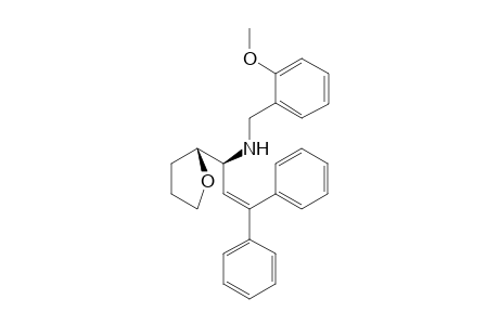 (2'RS,3SR)-1,1-Diphenyl-3-(tetrahydrofuran-2'-yl)-3-(2-methoxybenzyl)aminoprop-1-ene