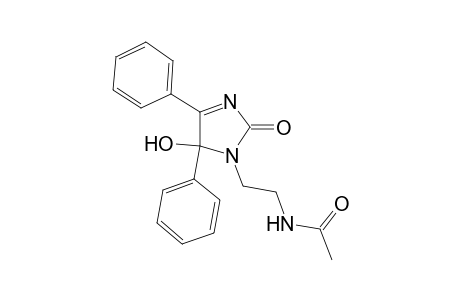 N-[2-(5-Hydroxy-2-oxo-4,5-diphenyl-2,5-dihydro-1H-imidazol-1-yl)ethyl]acetamide