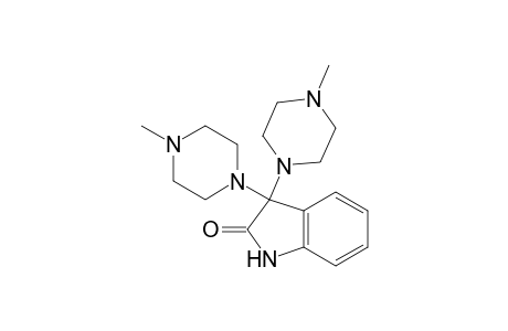 3,3-bis(4-methyl-1-piperazinyl)-1H-indol-2-one