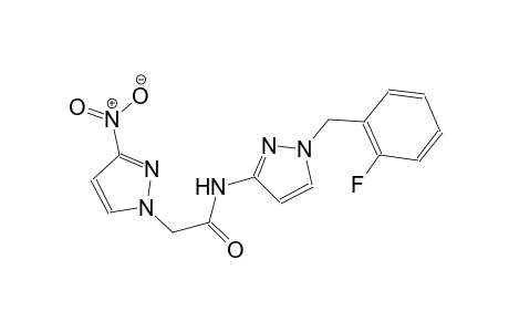 N-[1-(2-fluorobenzyl)-1H-pyrazol-3-yl]-2-(3-nitro-1H-pyrazol-1-yl)acetamide