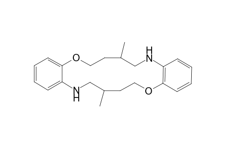 8,18-Dimethyl-7,8,9,10,17,18,19,20-octahydro-6H,16H-dibenzo[b,j][1,9,4,12]dioxadiazacyclohxadecine