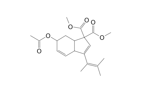 Dimethyl 3-Acetoxy-7-(3-methylbut-2-en-2-yl)bicyclo[4.3.0]nona-4,7-dien-9,9-dicarboxylate