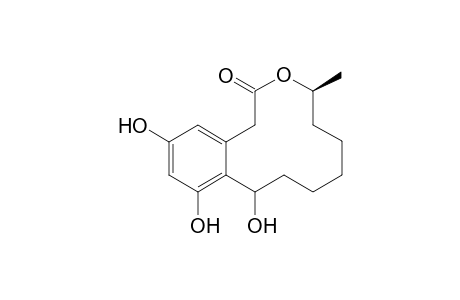 (4S)-10,11,13-trihydroxy-4-methyl-1,4,5,6,7,8,9,10-octahydro-2H-3-benzoxacyclododecin-2-one