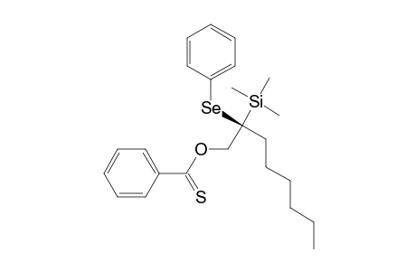 Benzenecarbothioic acid, S-[2-(phenylseleno)-2-(trimethylsilyl)octyl]ester