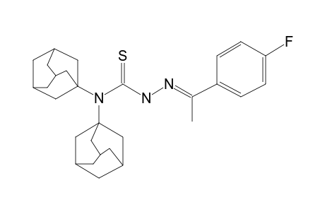 p-Fluoroacetophenone, 4-[1,1-diadamantyl]-3-thiosemicarbazone