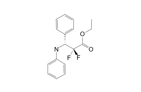 ETHYL-2,2-DIFLUORO-3-PHENYL-3-(PHENYLAMINO)-PROPIONATE