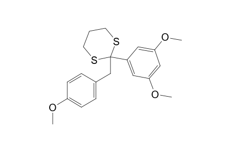 2-(3,5-dimethoxyphenyl)-2-p-anisyl-1,3-dithiane