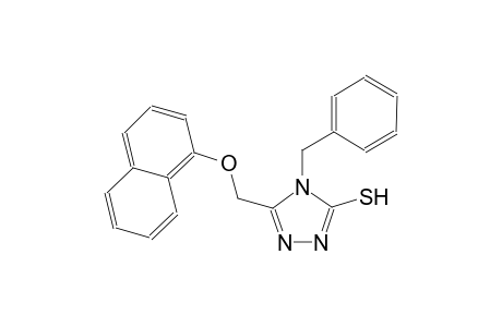 4-benzyl-5-[(1-naphthyloxy)methyl]-4H-1,2,4-triazole-3-thiol