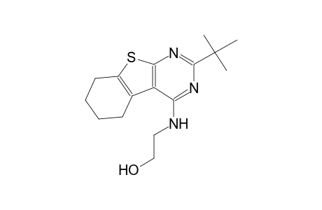 2-[(2-tert-butyl-5,6,7,8-tetrahydro[1]benzothieno[2,3-d]pyrimidin-4-yl)amino]ethanol