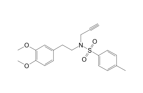 N-(3,4-dimethoxyphenethyl)-4-methyl-N-(prop-2-yn-1-yl)benzenesulfonamide