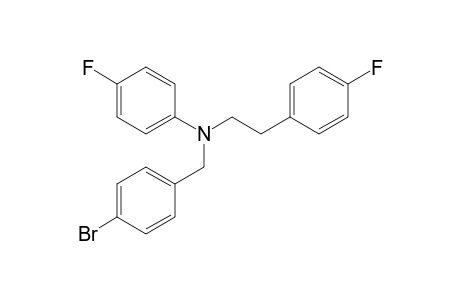 N-(4-Bromobenzyl)-4-fluoro-N-[2-(4-fluorophenyl)ethyl]aniline
