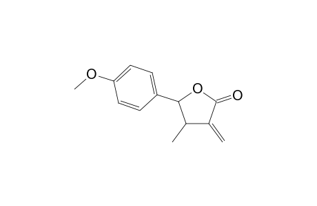 ci-(+-)-4-(4-Methoxyphenyl)-3-methyl-2-methylene-.gamma.-butyrolactone