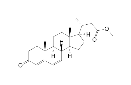 (3R)-3-[(8S,9S,10R,13R,14S,17R)-10,13-dimethyl-3-oxo-1,2,8,9,11,12,14,15,16,17-decahydrocyclopenta[a]phenanthren-17-yl]butanoic acid methyl ester