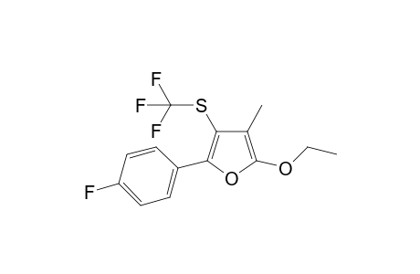 2-ethoxy-5-(4-fluorophenyl)-3-methyl-4-(trifluoromethylthio)furan