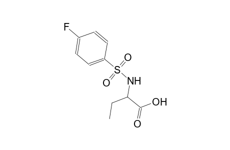 butanoic acid, 2-[[(4-fluorophenyl)sulfonyl]amino]-
